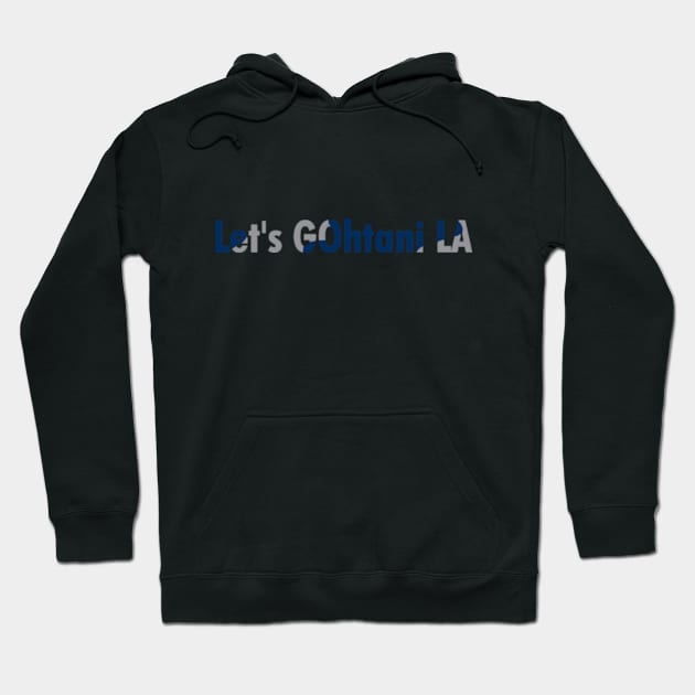 Let's GOhtani LA, Blue and Grey Hoodie by Niemand